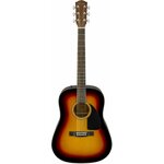 Акустическая гитара FENDER CD-60 Sunburst - изображение