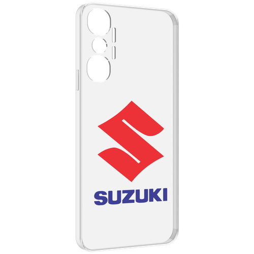 Чехол MyPads suzuki-сузуки-3 мужской для Infinix Hot 20 4G задняя-панель-накладка-бампер