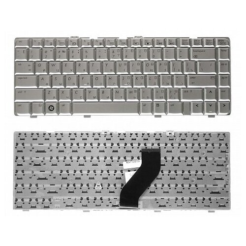 Клавиатура для ноутбука HP Pavilion DV6000 серебряная 1500₽