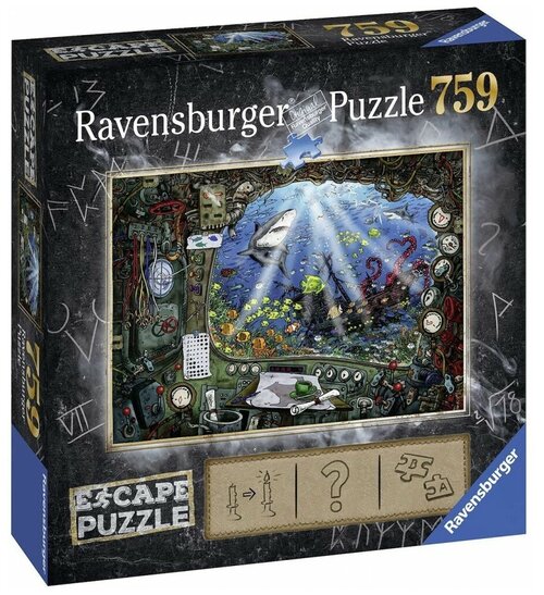 Пазл Ravensburger Подводная лодка, 759 деталей 199594