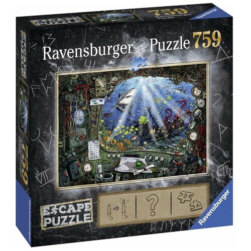 Ravensburger. Пазл-квест 759 Подводная лодка пазл квест ravensburger кухня ведьм 759 элементов