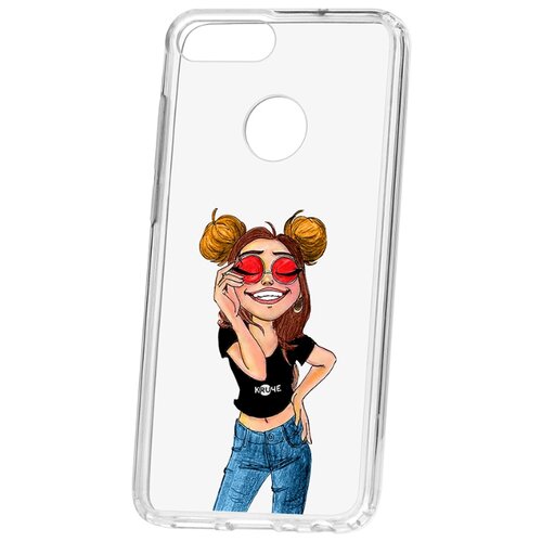 фото Чехол на honor 9 lite kruche print smiling