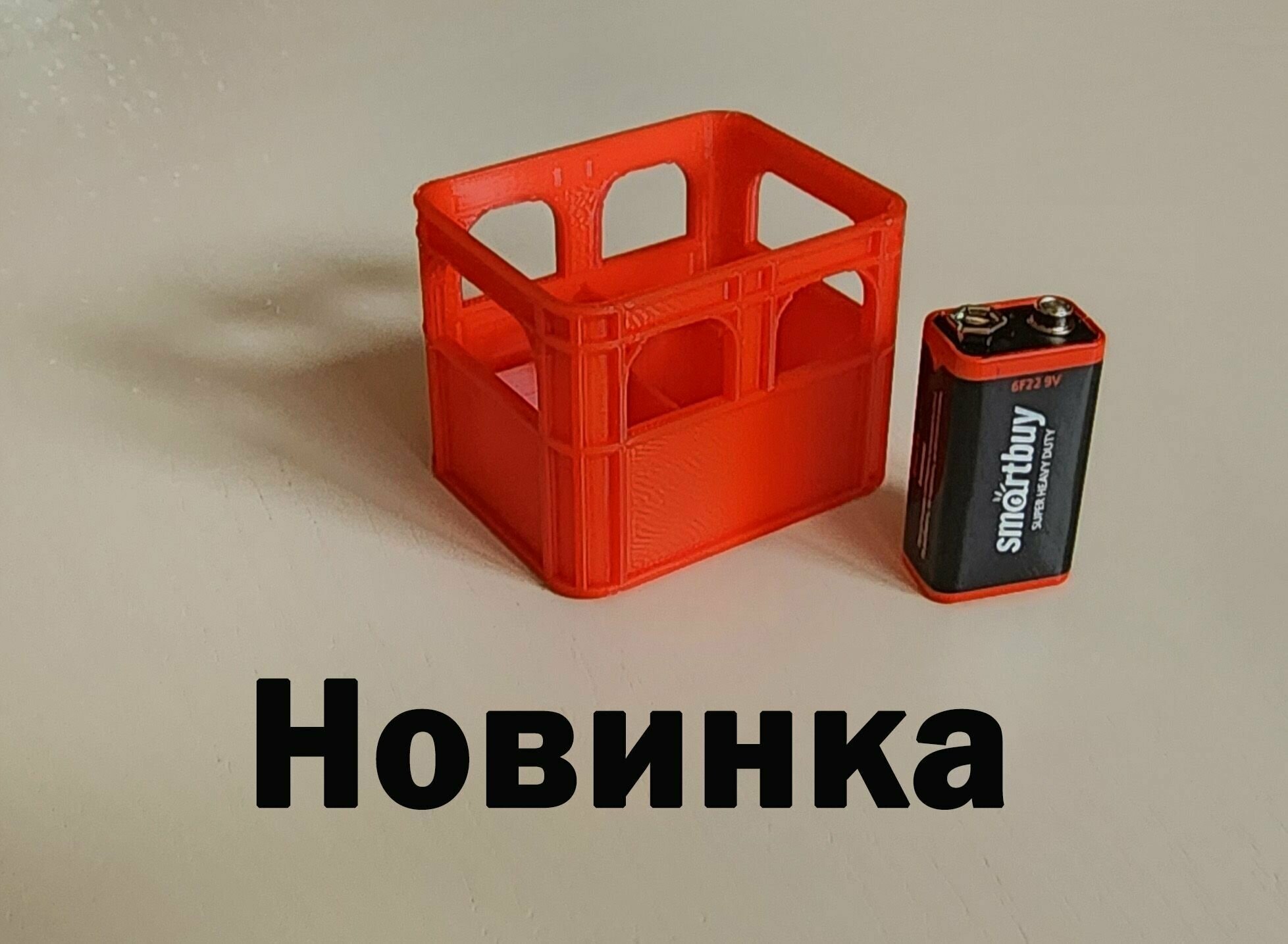 Органайзер / бокс / контейнер для хранения мизинчиковых батареек ААА, цвет красный - фотография № 5