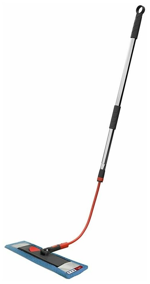 Швабра для мытья пола с телескопической ручкой 160 см гибкой штангой 40 см и насадкой Nordic Stream 15360