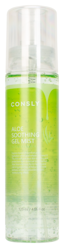 Consly Гель-мист успокаивающий для лица с экстрактом алоэ вера - Aloe soothing gel mist, 120мл