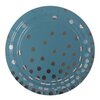 Тарелка Голубая с серебряными кружочками, 6 штук - изображение