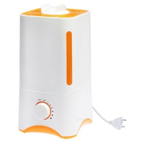 Увлажнитель воздуха LuazON LHU-05 ультразвуковой 25 Вт 3 л 30 м2 бело-оранжевый 397800₽