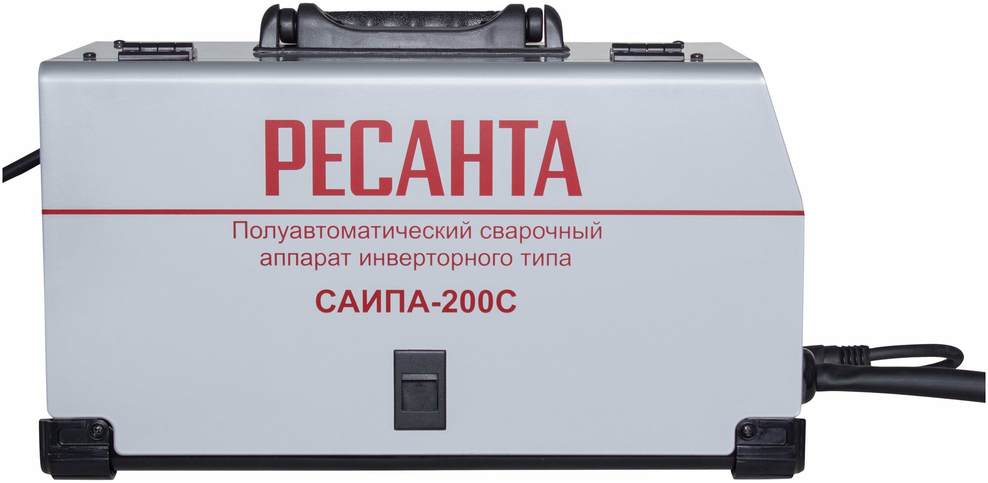 Сварочный аппарат инверторный Ресанта САИПА-200C полуавтоматический , серый , 200 ампер , комплект кабелей - фотография № 12
