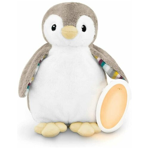 Игрушка для сна Пингвин с детским ночником, серый