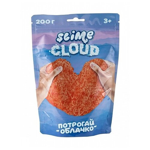 Слайм SLIME Cloud Рассветные облака с ароматом персика оранжевый