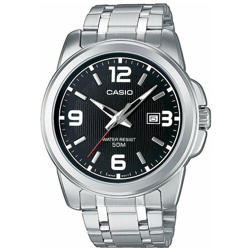 Наручные часы CASIO Standard MTP-1314PD-1A, черный, серебряный часы casio collection mtp 1314pd 1a mtp 1314pd 1a