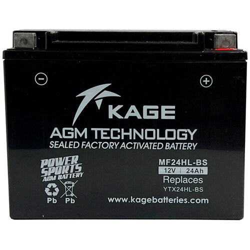 KAGE Аккумулятор YTX24HL-BS