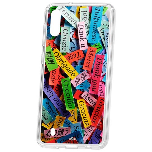 фото Чехол на samsung galaxy m10 kruche print thank you