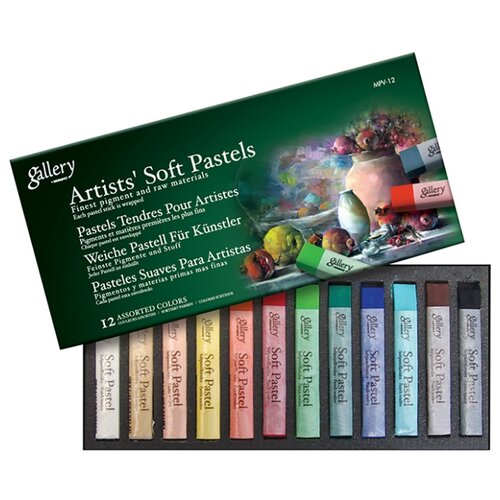 фото Mungyo gallery набор пастели artists' soft pastels, 12 цветов
