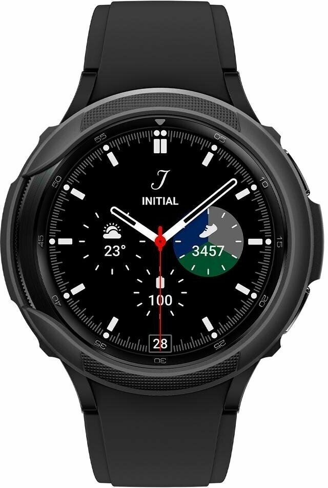 Чехол SPIGEN для Galaxy Watch 4 Classic (42mm) - Liquid Air - Черный - ACS03141