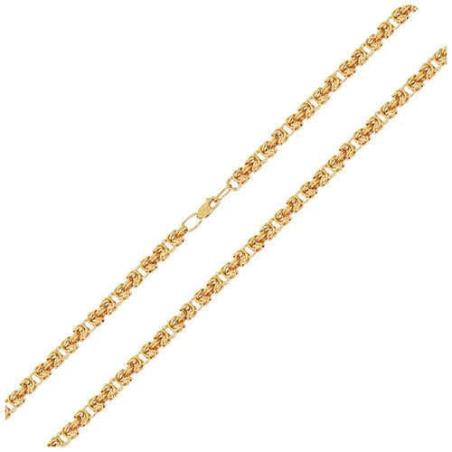 Цепь АДАМАС, красное золото, 585 проба, длина 55 см, средний вес 14.17 г, красный, золотой