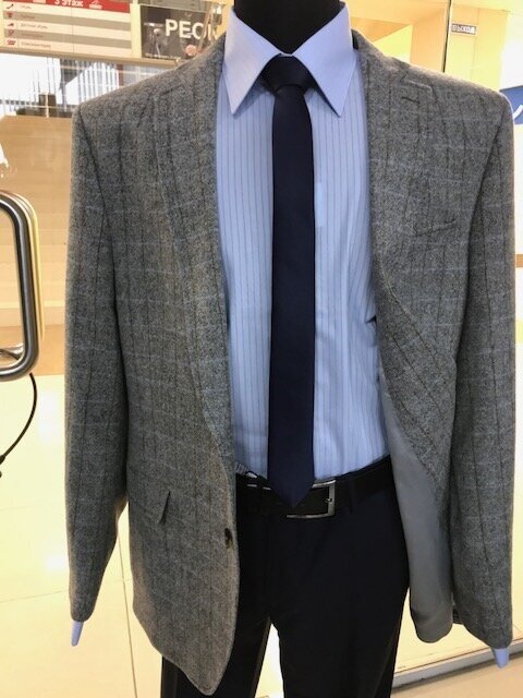 Пиджак Truvor, размер 182/108, серый