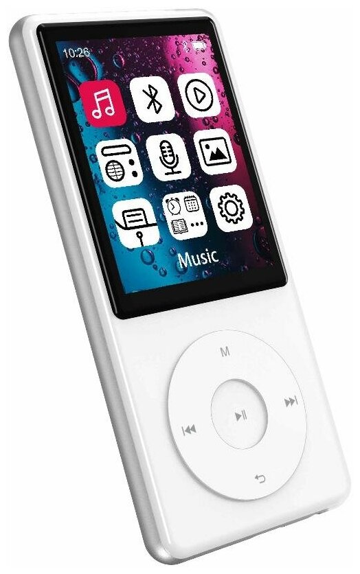 MP3 плеер Digma M5 BT 16Gb белый