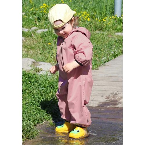 фото Комбинезон-дождевик сонный гномик, демисезонный, размер 74, синий