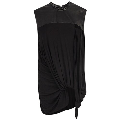 фото Топ damir doma, вискоза, размер 40, черный