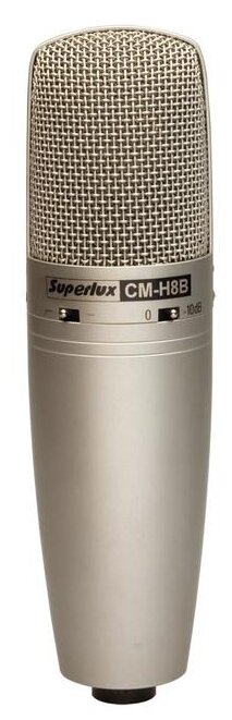 Superlux CMH8B Кардиоидный конденсаторный микрофон с большой диафрагмой, Pad -10 dB