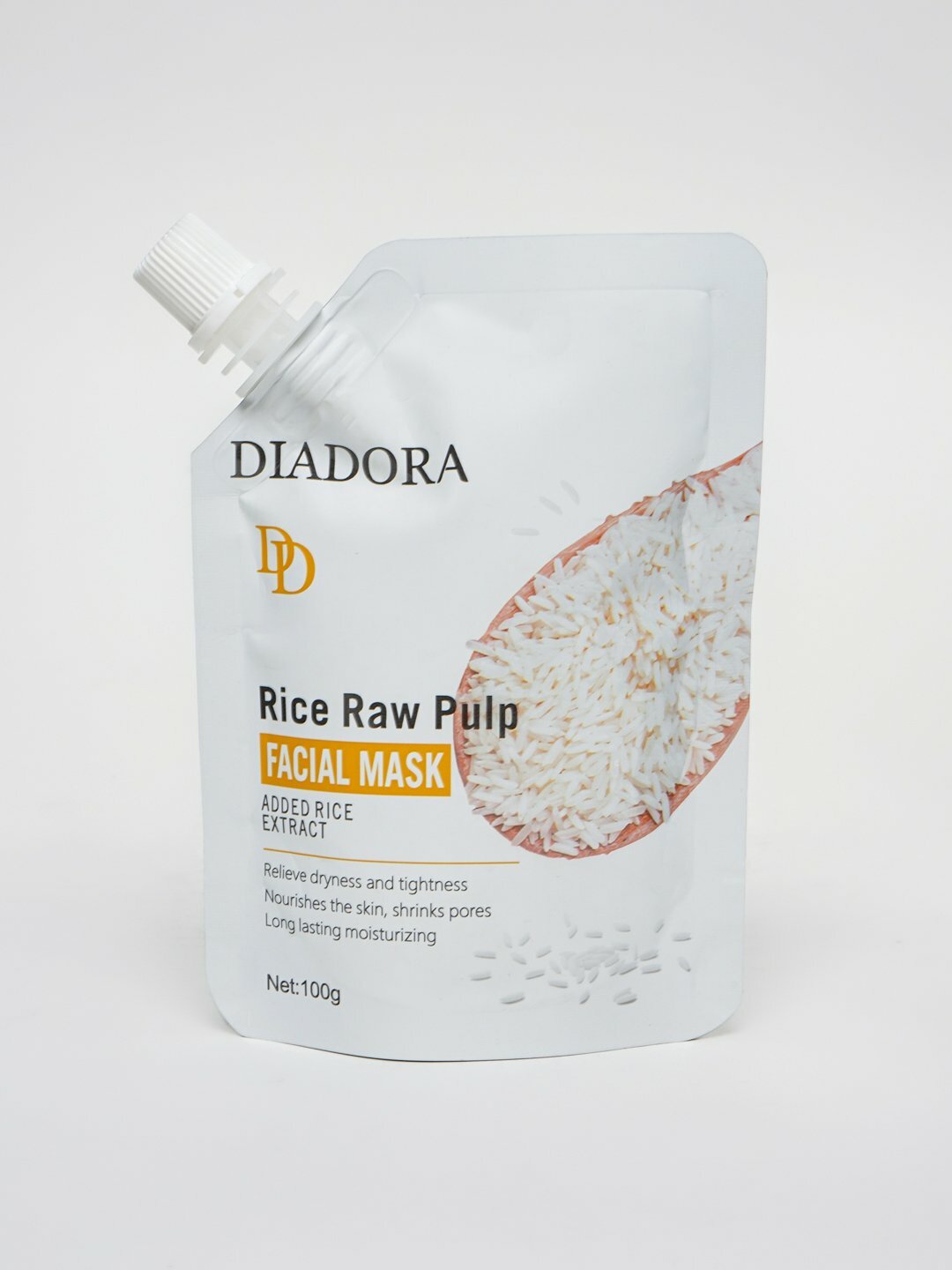 Bioaqua Rice Raw Pulp 100 г сияющая, увлажняющая и питательная маска с рисовым экстрактом