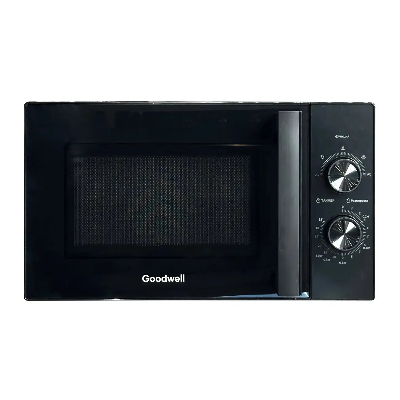 Микроволновая печь Goodwell GMF-2305BL, кнопочное управление, керамическая эмаль