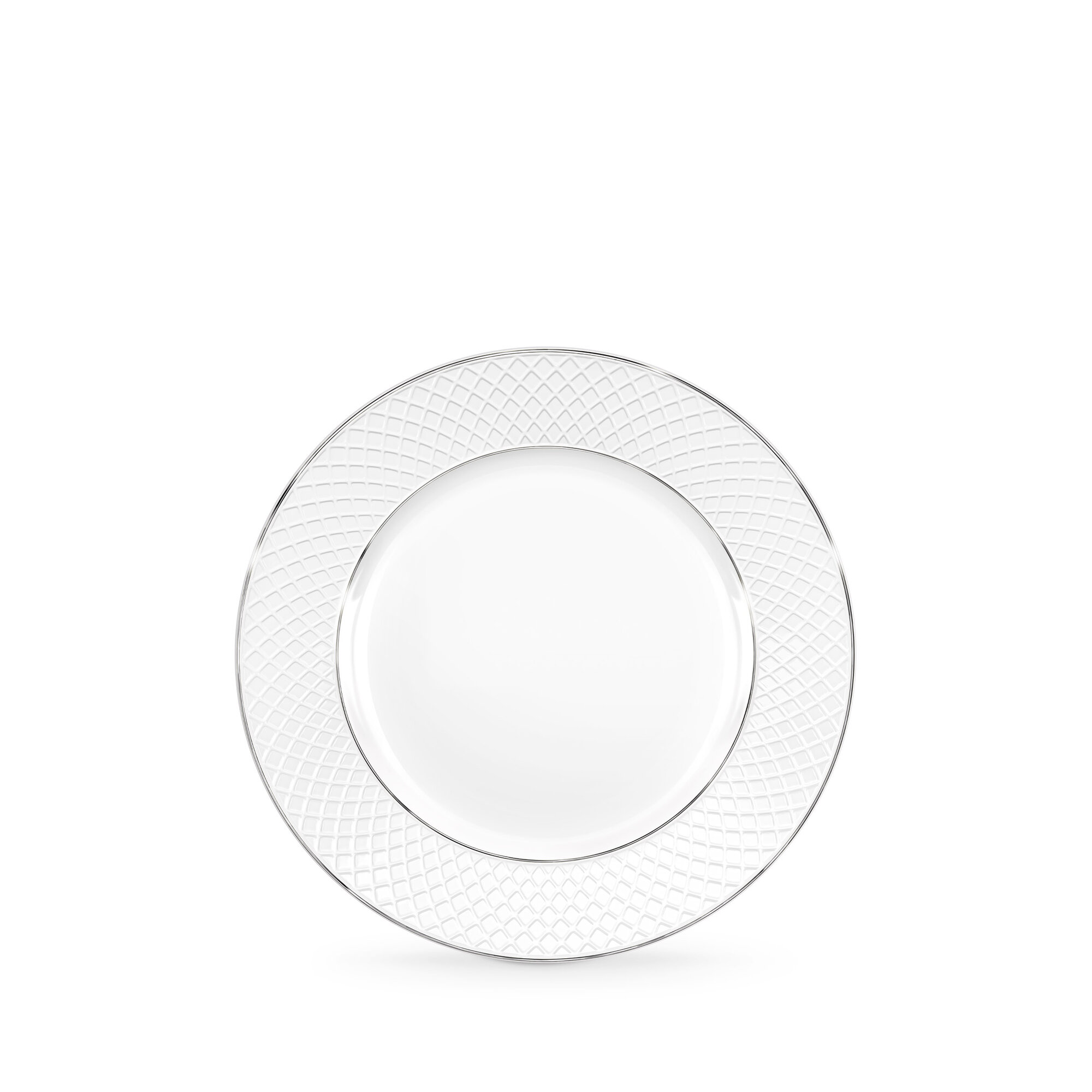 Тарелка для салата с платиновыми линиями 23 см WL-880103103/A