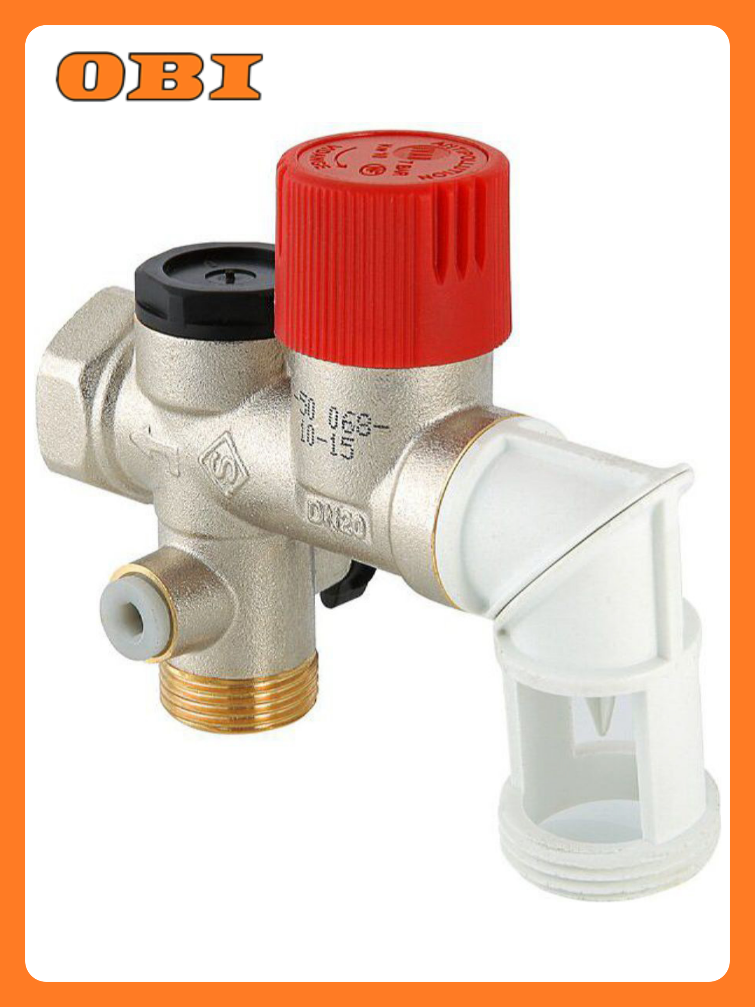 Группа безопасности бойлера VALTEC VT.461, латунь, резьбовое подключение