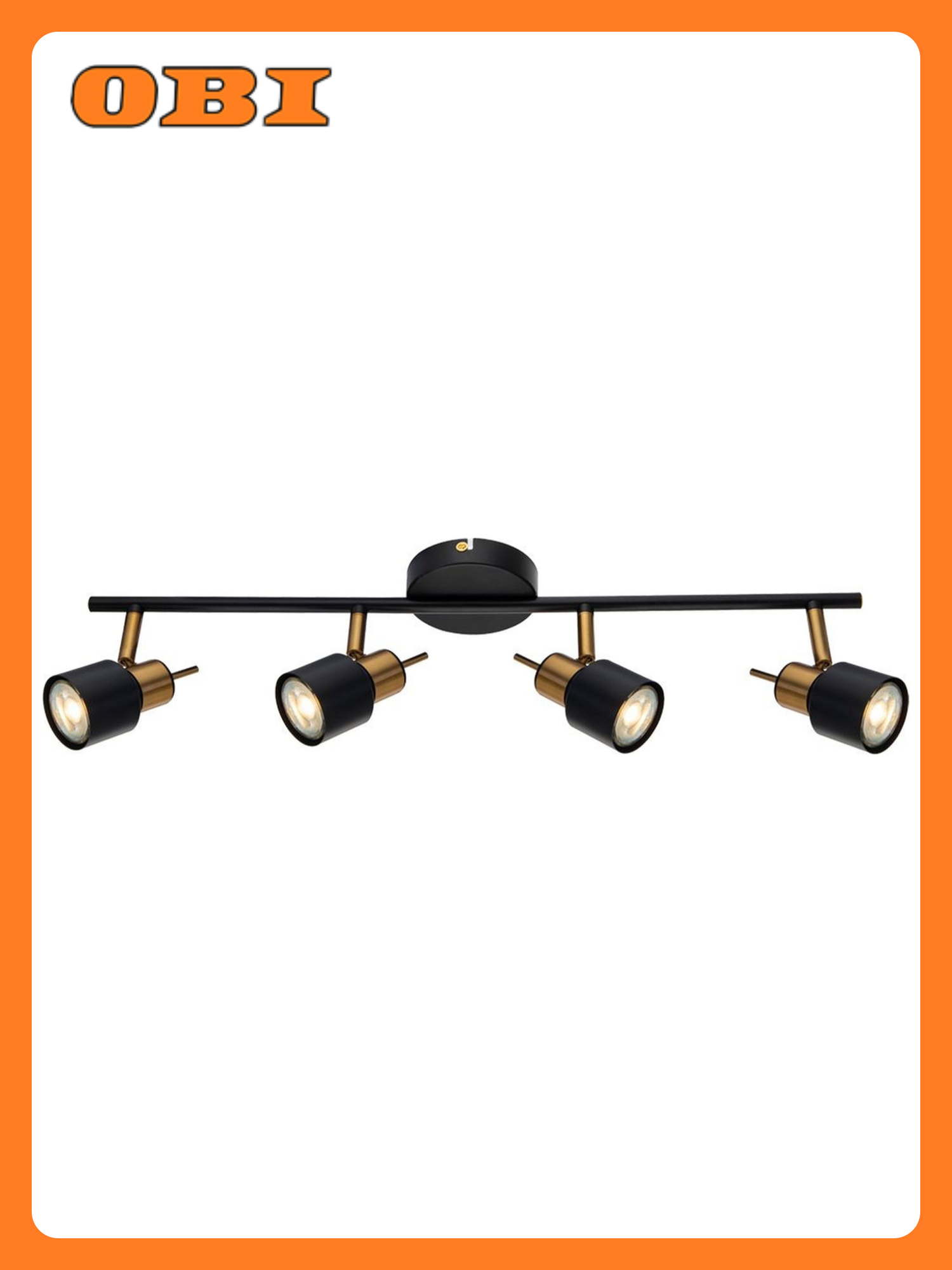 Спот Arte Lamp Almach A1906PL-4BK потолочный GU10 200 Вт IP20