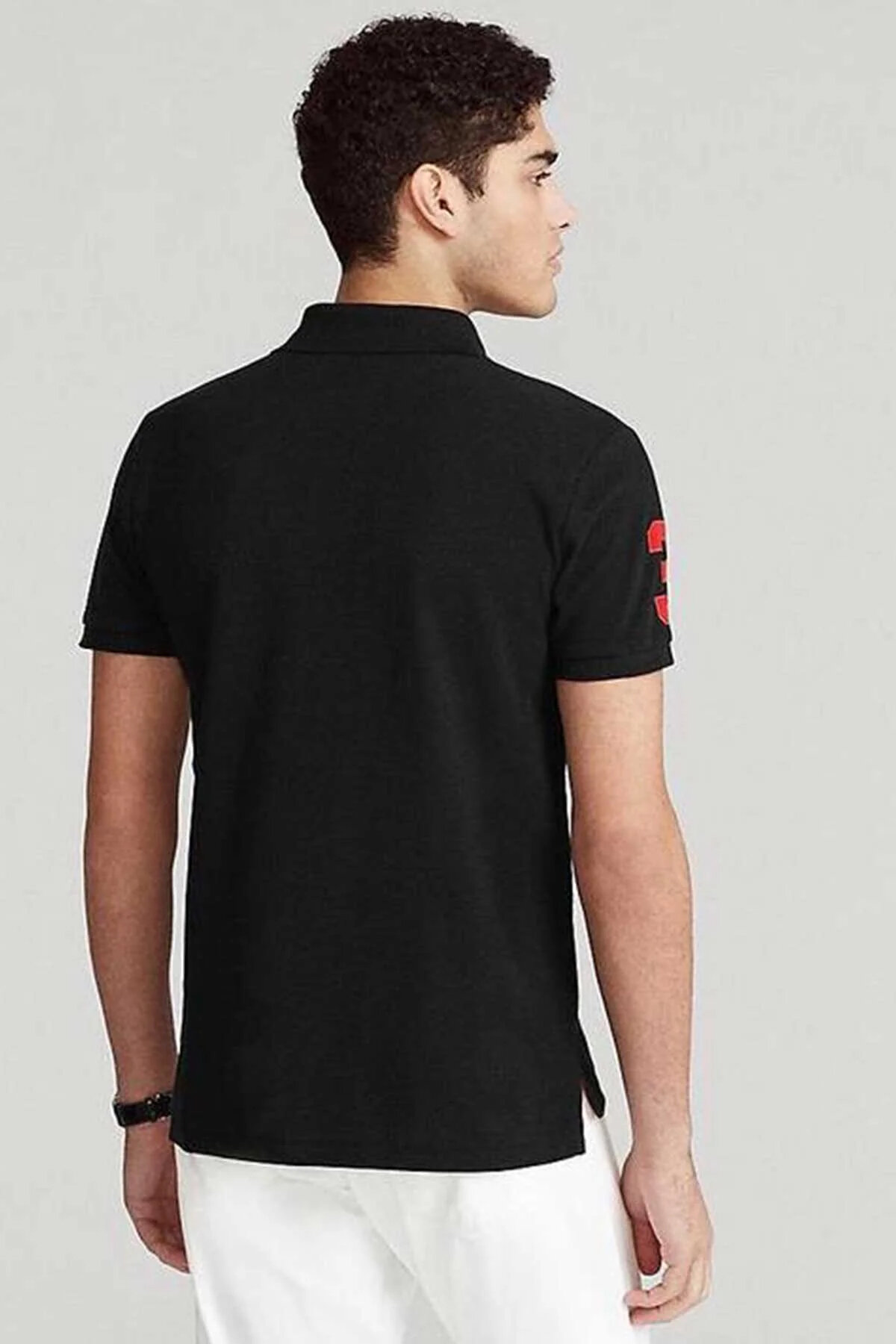 Поло Polo Ralph Lauren, размер XL, чёрный — фото 1