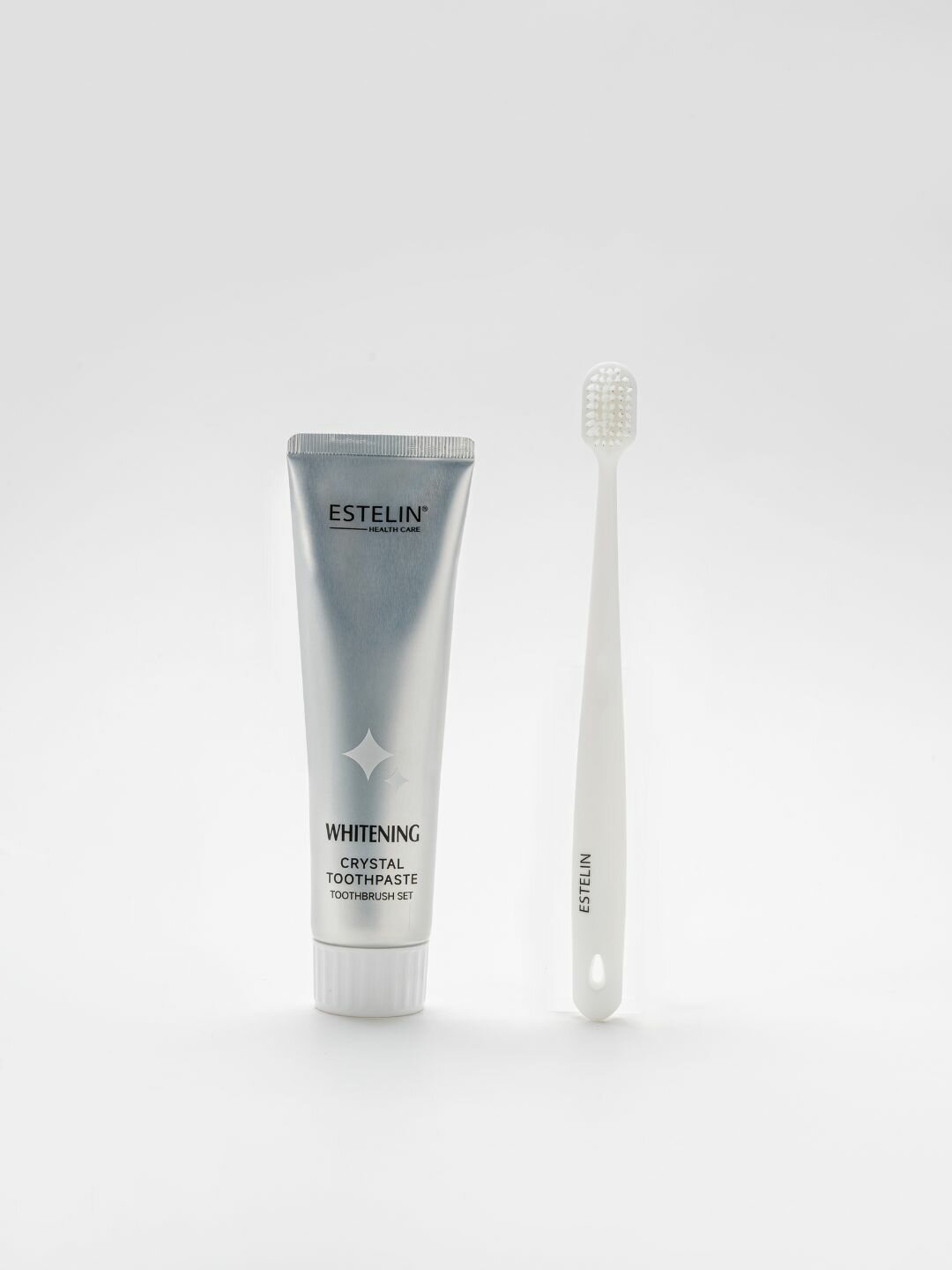 Набор для отбеливания зубов Estelin Crystal Whitening Toothpaste & Toothbrush Set, 2 шт.