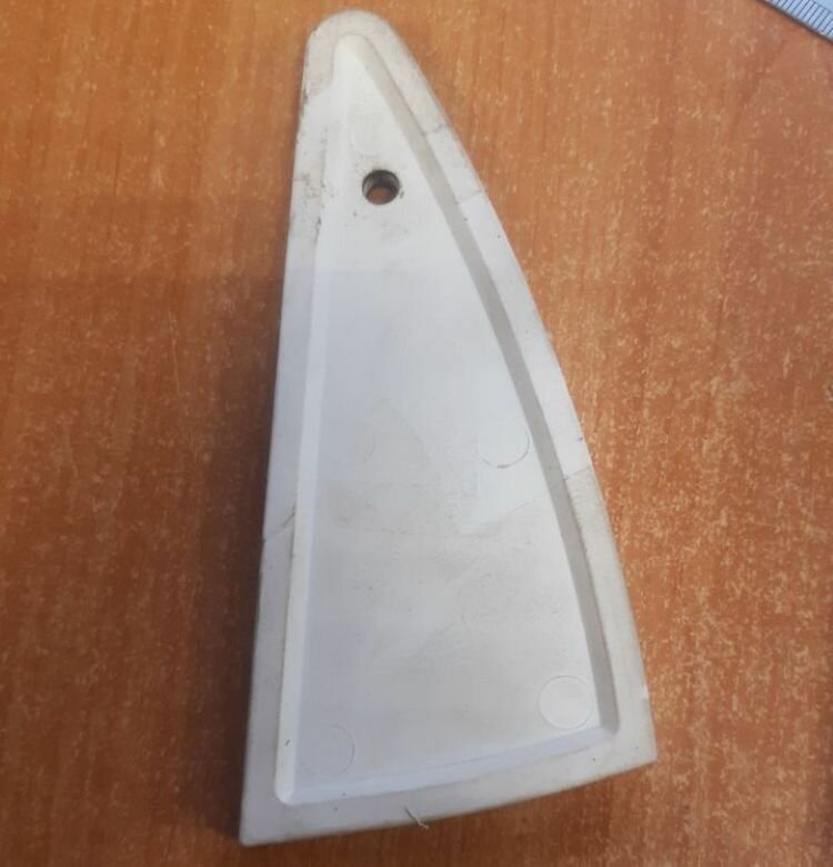 Шпатель силиконовый 136мм затирочный швов плитки кафеля долговечный эластичный FIT