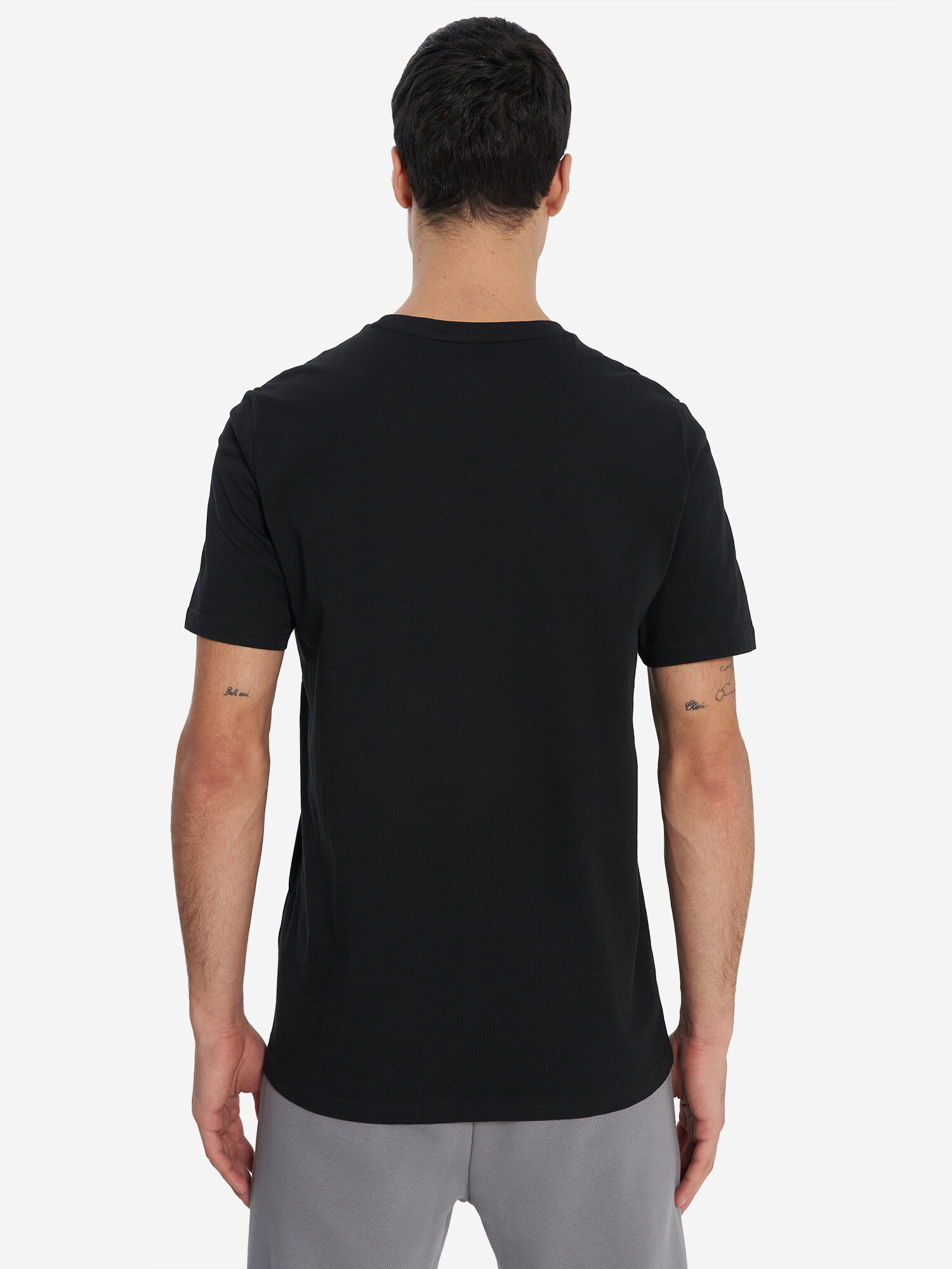 Футболка Kappa, размер 50, черный — фото 1