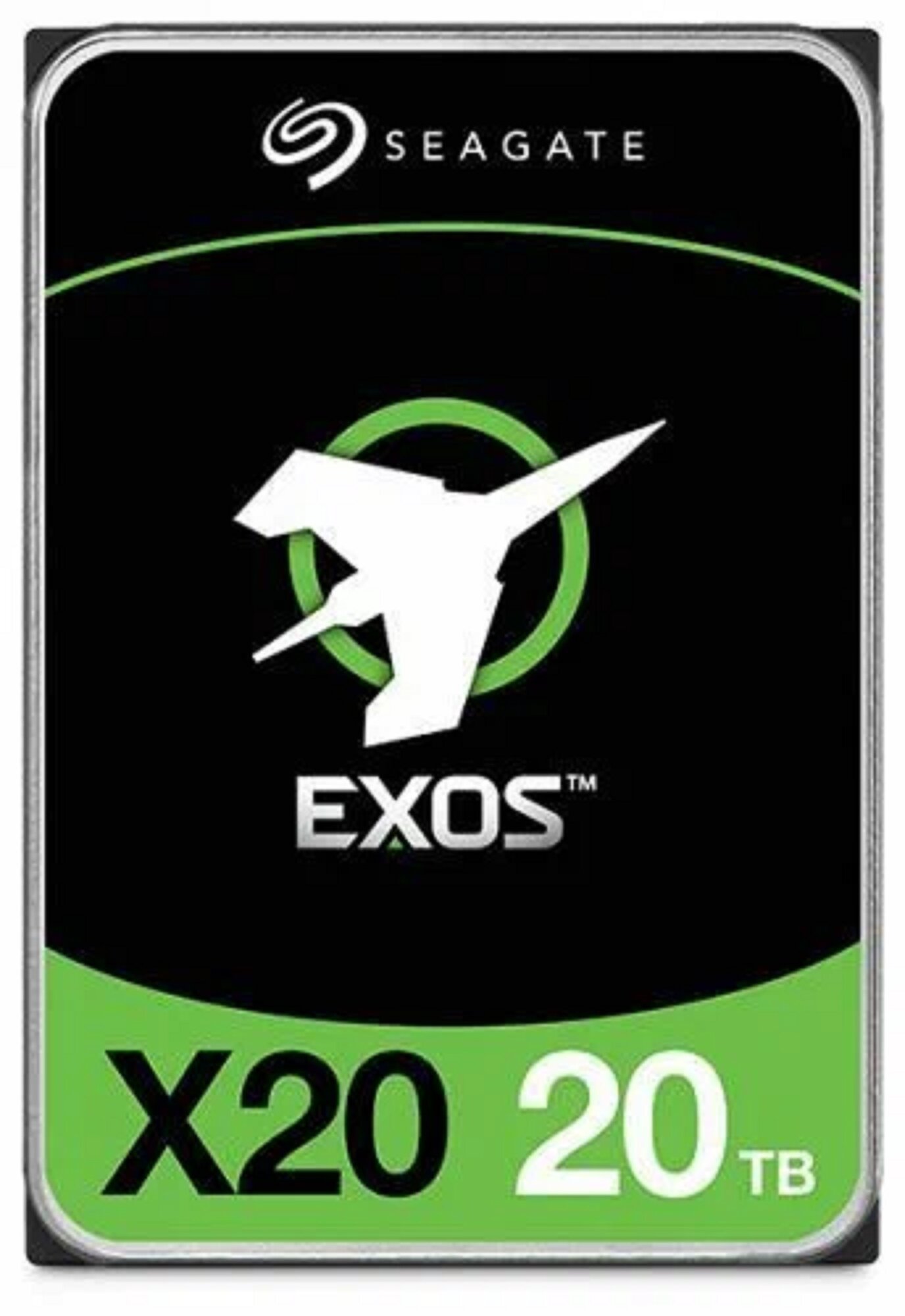 Жесткий диск Seagate Exos X20 ST20000NM002D, 20ТБ, HDD, SAS 3.0, 3.5"