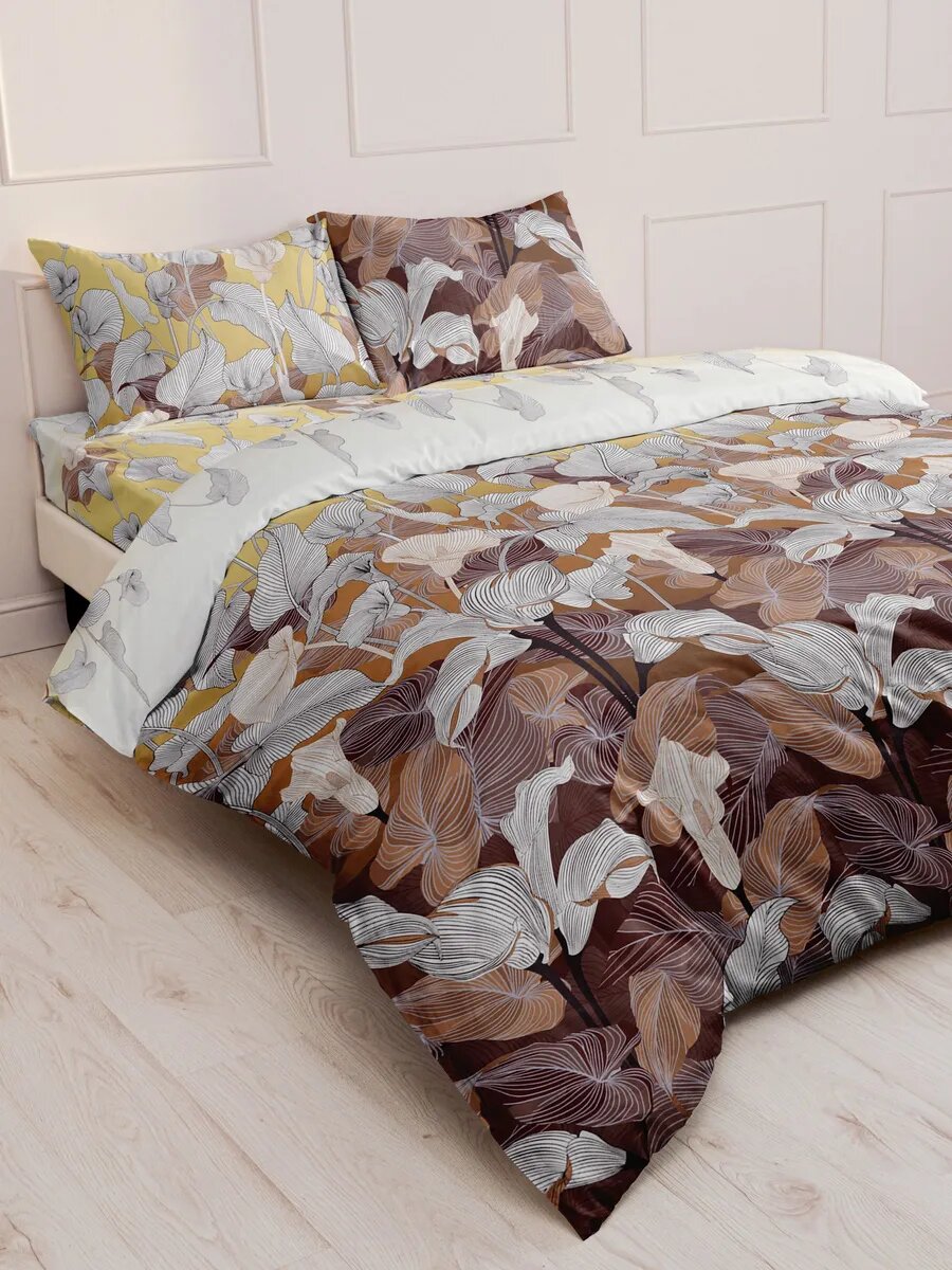 Постельное белье Евро Поплин