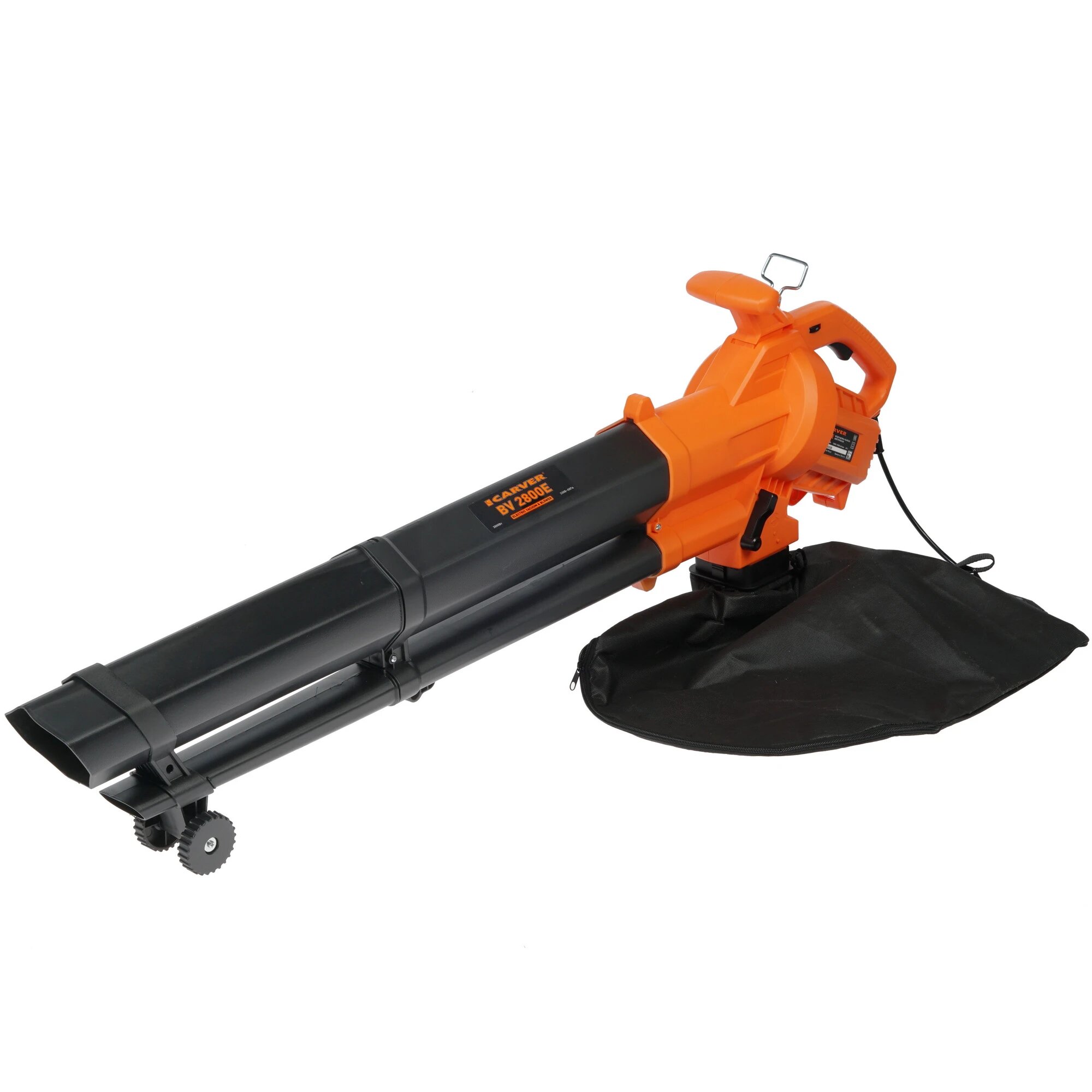 Воздуходувка электрическая Carver BV 2800E  оранжевый черный  2800 Вт