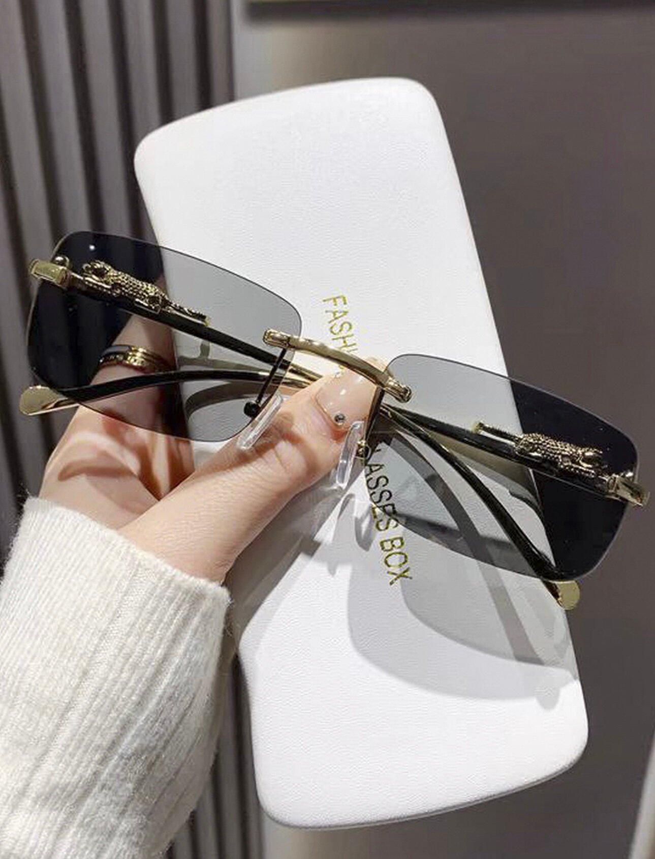 Cartier без оправы, для мужчин и женщин. для защиты глаз от солнечных лучей и подходят для повседневного использования.