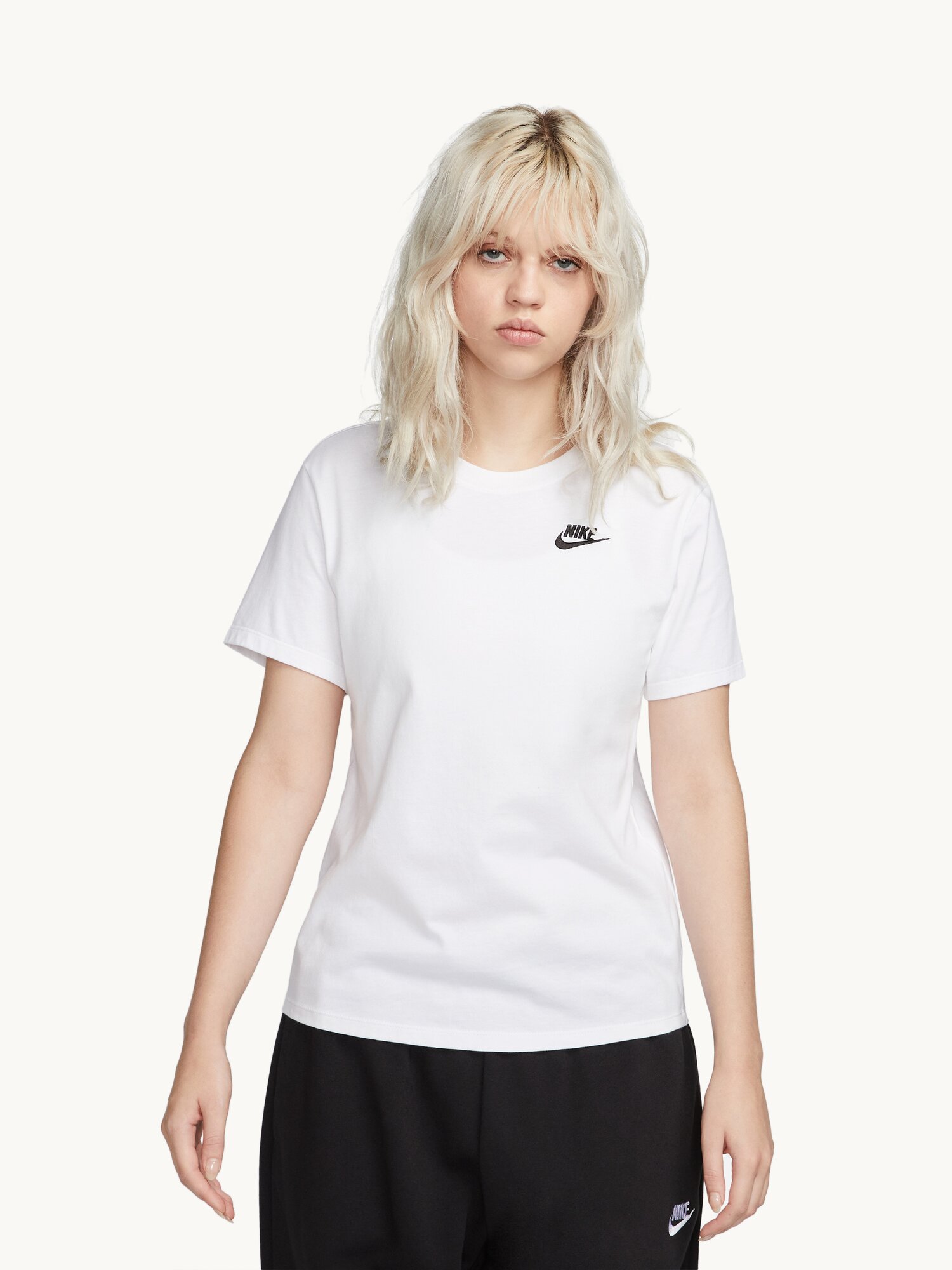 Футболка NIKE Club Essentials, 1 шт., размер L, белый