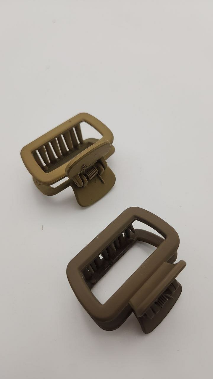 Крабики для волос, с матовым покрытием, заколка, для девочек — фото 1