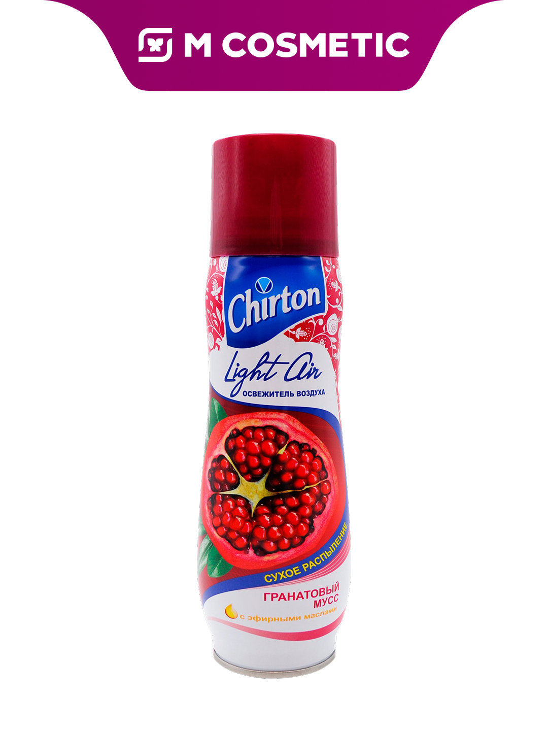 Освежитель воздуха Chirton Light Air, гранатовый мусс, аэрозоль, 300 мл