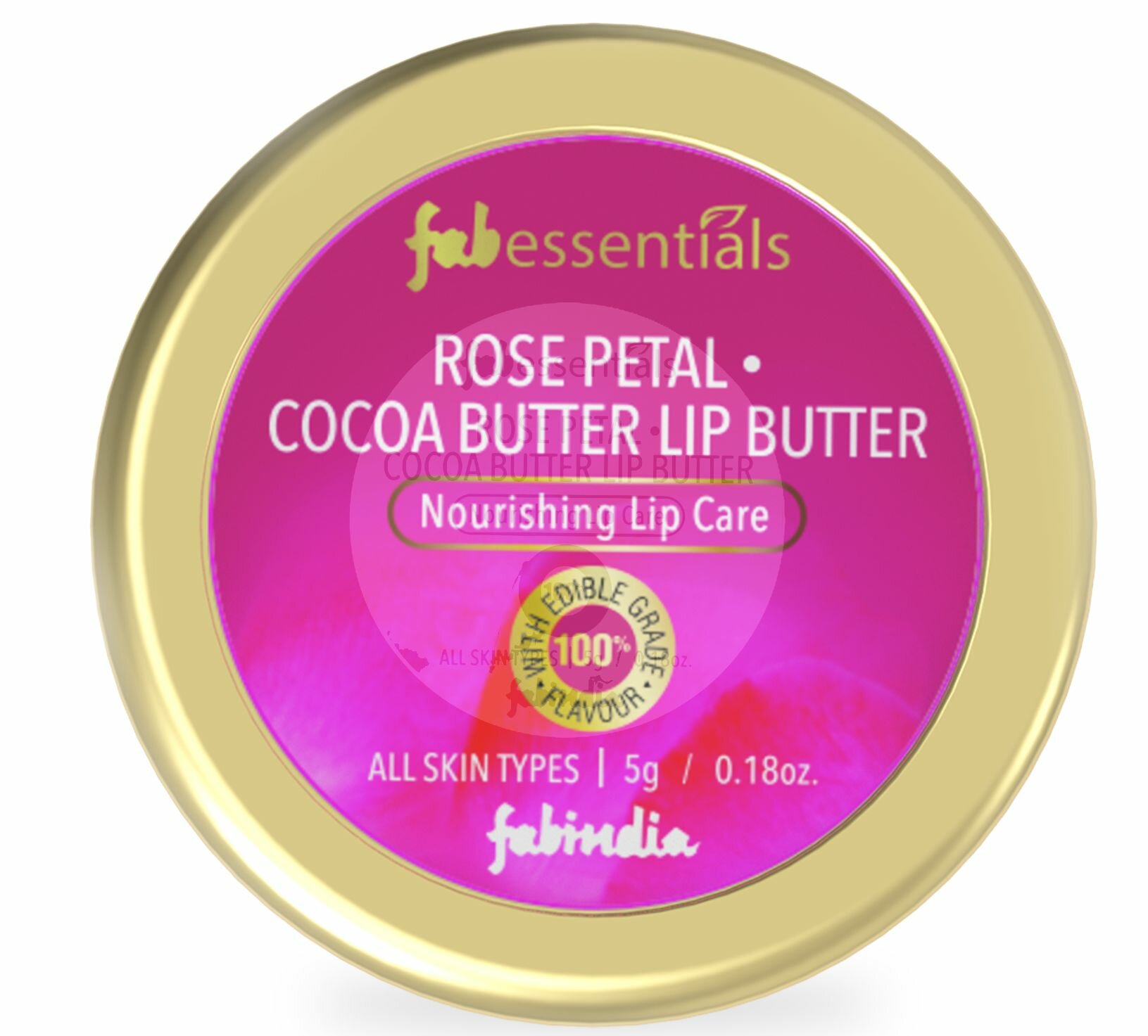 Масло для губ какао & лепестки розы Fabessentials Lip Batter 5 мл