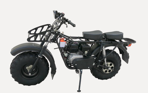 Изображение товара Мотоцикл внедорожный СКАУТ-2F PLUS-8Е+, мотоциклетная вилка и задняя подвеска, + 2 тормоза