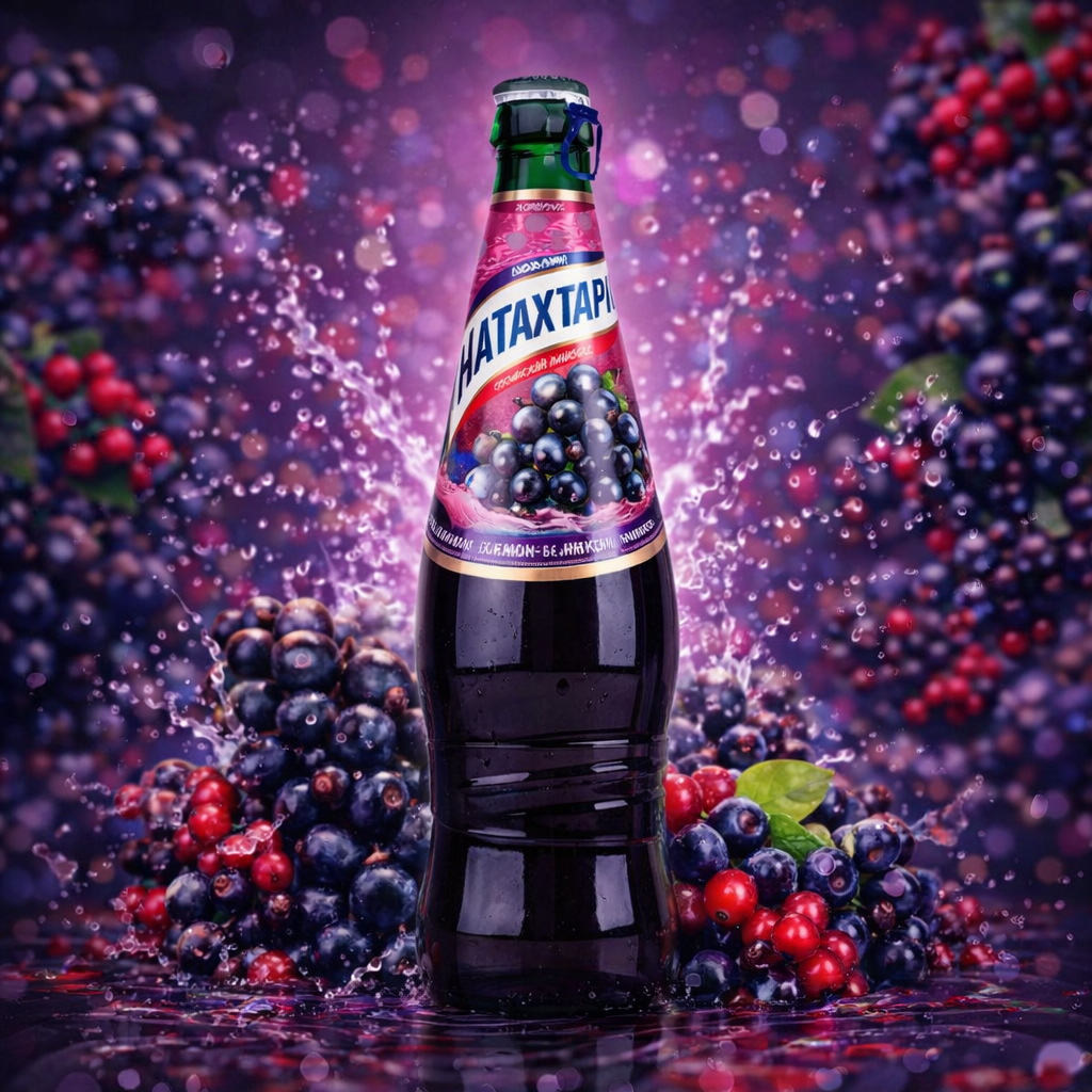 Газированный напиток Натахтари "Саперави", газированный, 0,5л