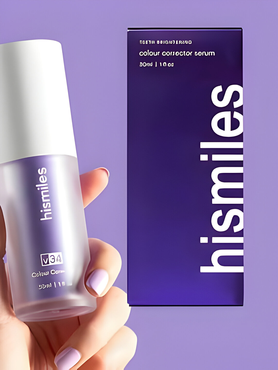 Отбеливающая фиолетовая зубная паста Hismiles, с защитой эмали, 30 мл