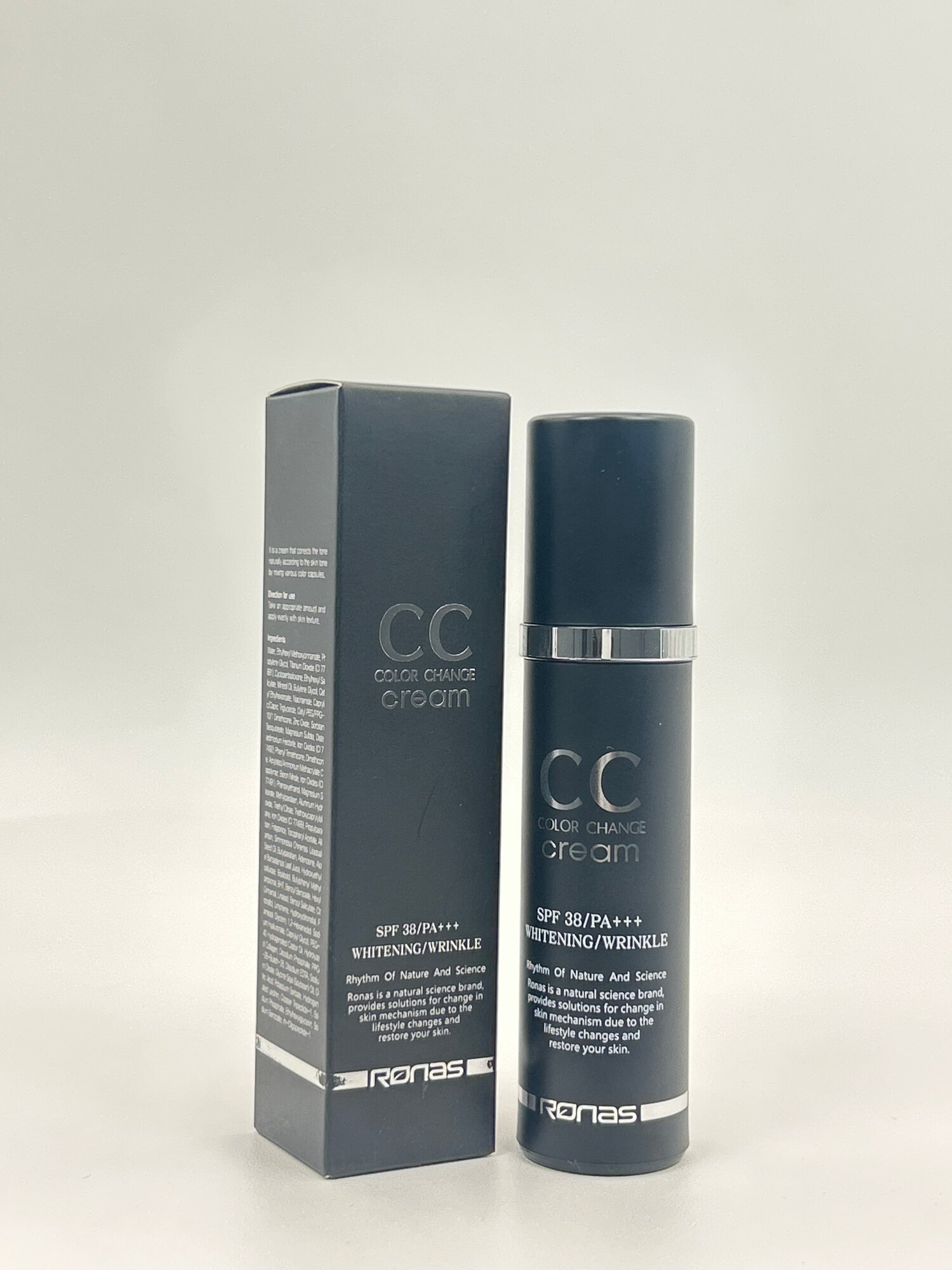 RONAS CC Color Change Cream SPF38 PA+++ осветляющий и разглаживающий крем 3-в-1