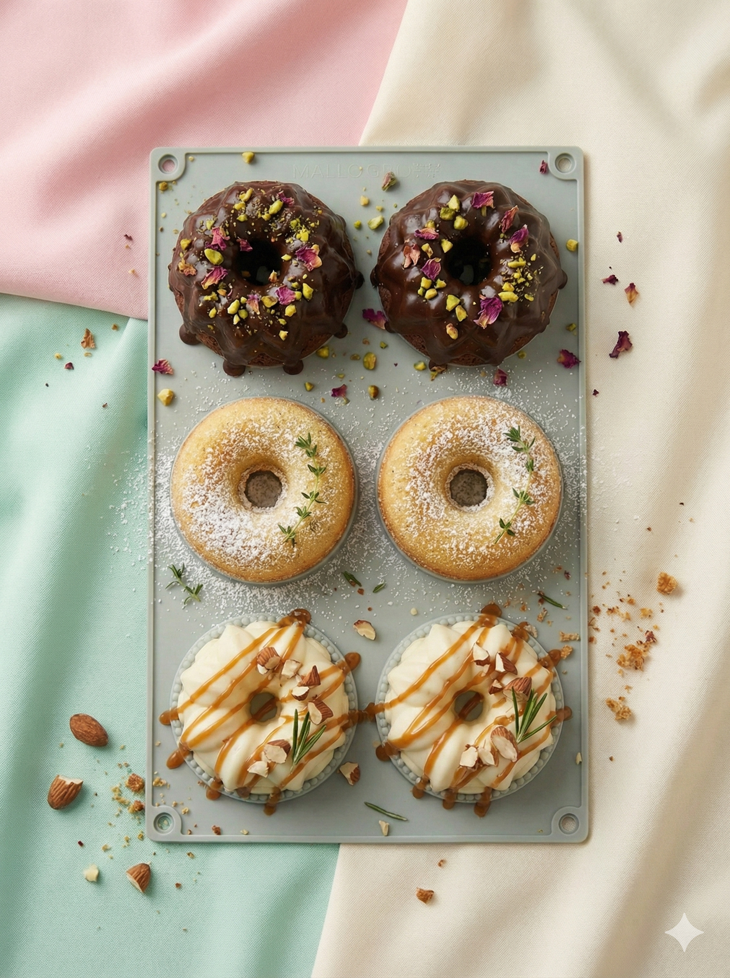 Силиконовые формы для donuts (дунатс) кексов для шоколада и конфет уникальной формы — фото 1