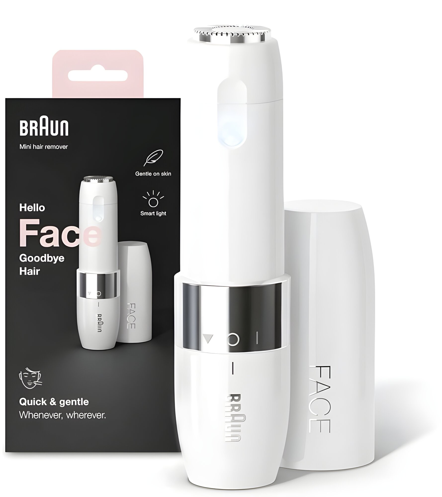 Женская мини-бритва для лица "Braun" Mini Hair Remover FS1000