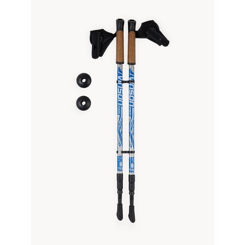 Палки для скандинавской северной ходьбы P300, телескопические, алюминиевые, голубые