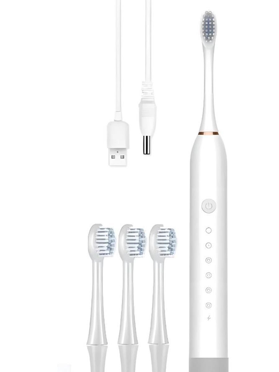 Электрическая ультразвуковая зубная щетка X-3 белый